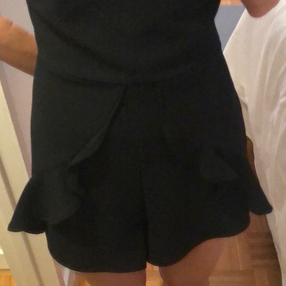 Pinkyotto Black Romper With Ruffle Detail Size S - Picture 3 of 8